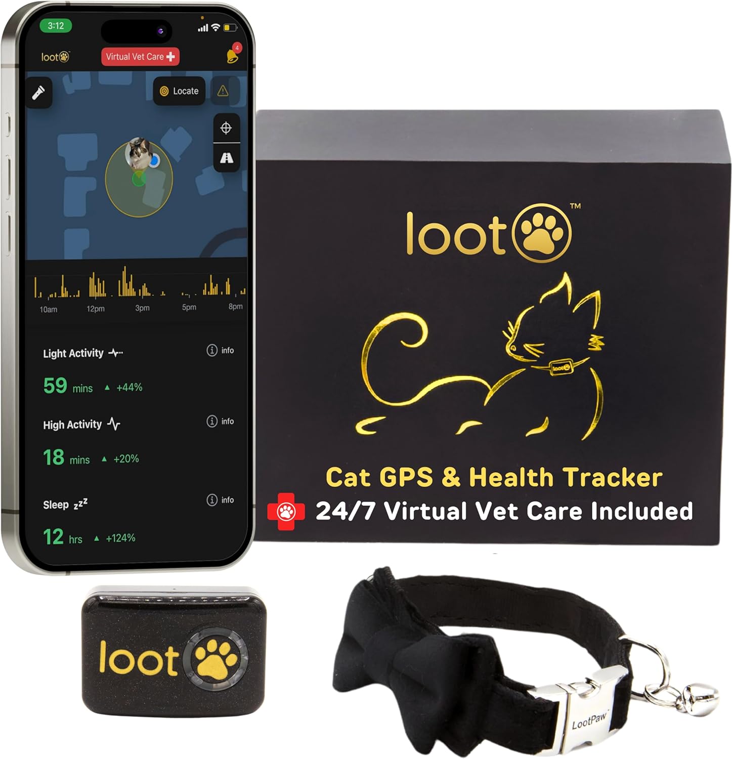 LootPaw Cat Tracker Collar